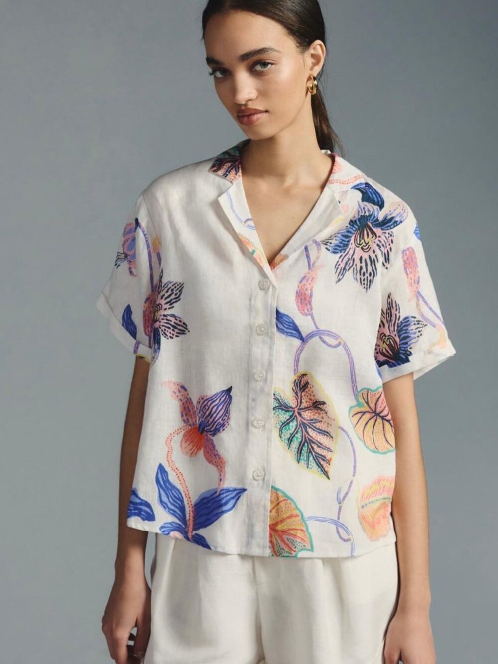 Sarah Gordon Linen Surf Shirt